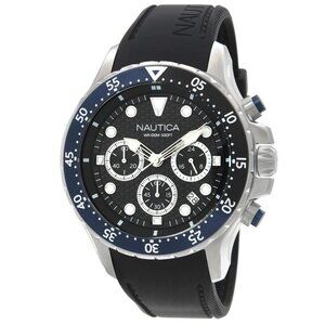 FX03673B NWT Nautica Fashion Men's Quartz Steel Authentic Watch